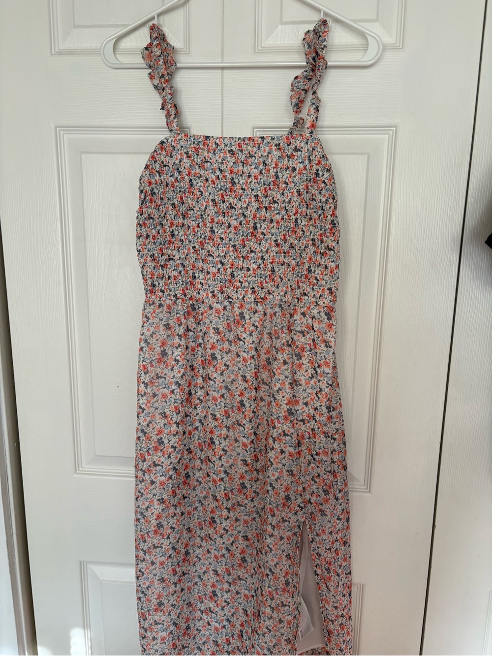 Abercrombie Maxi Dress with Ruffle Straps